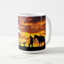 Search for horse silhouette mugs Cowboy