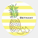 Search for pineapples stickers Illustration