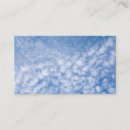 Search for blue sky and clouds business cards Cloudscape