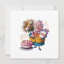 Search for funny old lady birthday invitations Humourous nana bday