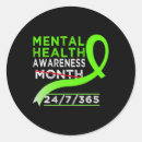 Search for mental health awareness stickers Fight