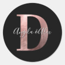 Search for gold monogram d stickers Elegant