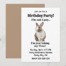 Search for funny bunny invitations Party