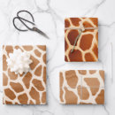 Search for giraffe print wrapping paper Safari