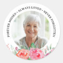 Search for funeral flowers stickers Forever in our hearts