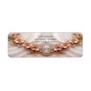 Search for peach floral return address labels Stylish
