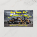 Search for bulldozer business cards Excavator