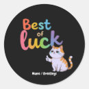Search for good luck cat stickers Cute