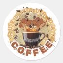 Search for morning coffee stickers But first coffee