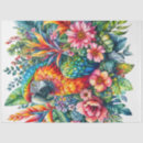 Search for parrot tissue paper Watercolor