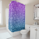 Search for purple glitter shower curtains Glam