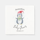 Search for penguin napkins Watercolor