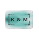 Search for teal grey bath mats Monogrammed
