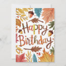 Search for pumpkin birthday cards Autumn