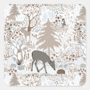 Search for woodland wildlife stickers Deer