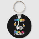 Search for funny bowling designs key rings Dude