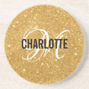 Search for glitter coasters Gold
