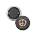 Search for peace magnets flowers