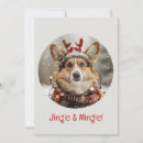 Search for corgi christmas invitations Reindeer