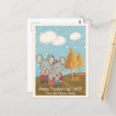 Search for cute mouse postcards Thanksgiving