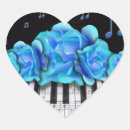 Search for musical notes with hearts stickers Keyboard