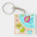 Search for swimming pool key rings Girl