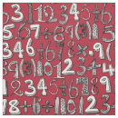 Search for math fabric Numbers