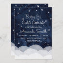 Search for navy blue and white baby shower invitations Watercolor