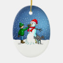 Search for funny snowman christmas tree decorations Dog
