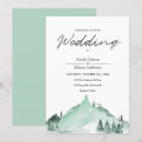 Search for mountain scene wedding invitations Trees