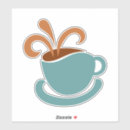 Search for cup of coffee stickers Illustration