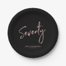 Search for 70th birthday plates Simple