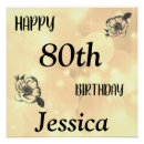 Search for for 80th birthday posters Gold