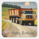 Search for dump truck birthday stickers Party