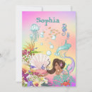 Search for rainbow mermaid invitations Mermaids