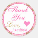 Search for pink and gold glitter stickers For kids