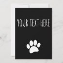 Search for paw invitations Cartoon