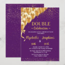 Search for dual birthday invitations Double celebration