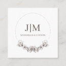 Search for wedding monogram business cards Modern