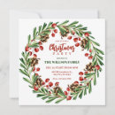 Search for wreath seasonal invitations Berry