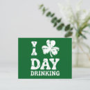 Search for irish drinking postcards Clover