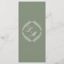 Search for programs for wedding menus Green