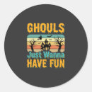 Search for ghouls stickers Halloweenparty