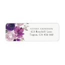 Search for purple birthday return address labels Violet