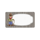 Search for old west return address labels Cowboy