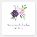 Search for purple roses stickers Watercolor