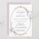 Search for gold frame baby shower invitations Elegant