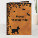 Search for black cat thanksgiving cards Animal