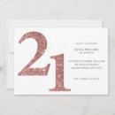Search for gold 21st birthday invitations Elegant