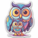 Search for little owl stickers Vintage